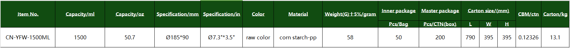 CN-YFW-1500ML