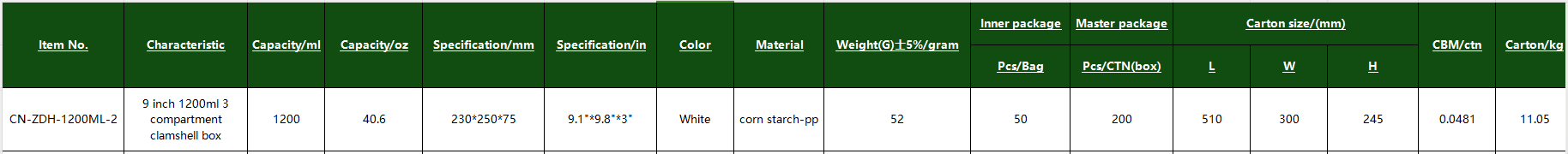 CN-ZDH-1200ML-2 CN-ZDH-1200ML-2