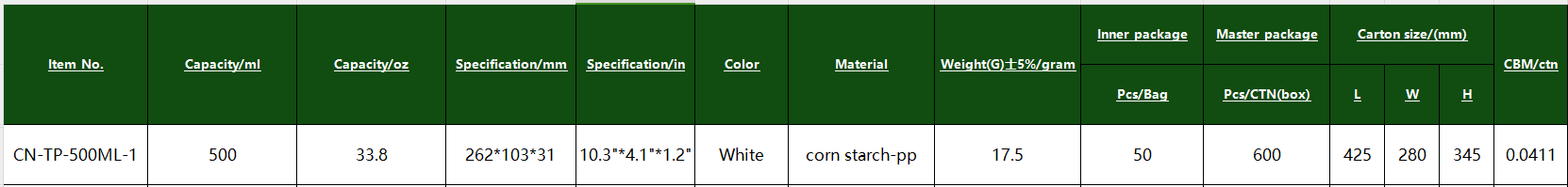 CN-TP-500ML-1 CN-TP-500ML-1
